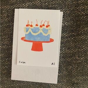 Anastasia INCIARDI - Mini Print - Cake